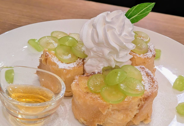 さわやかジューシー！！ シャインマスカットのフレンチトースト